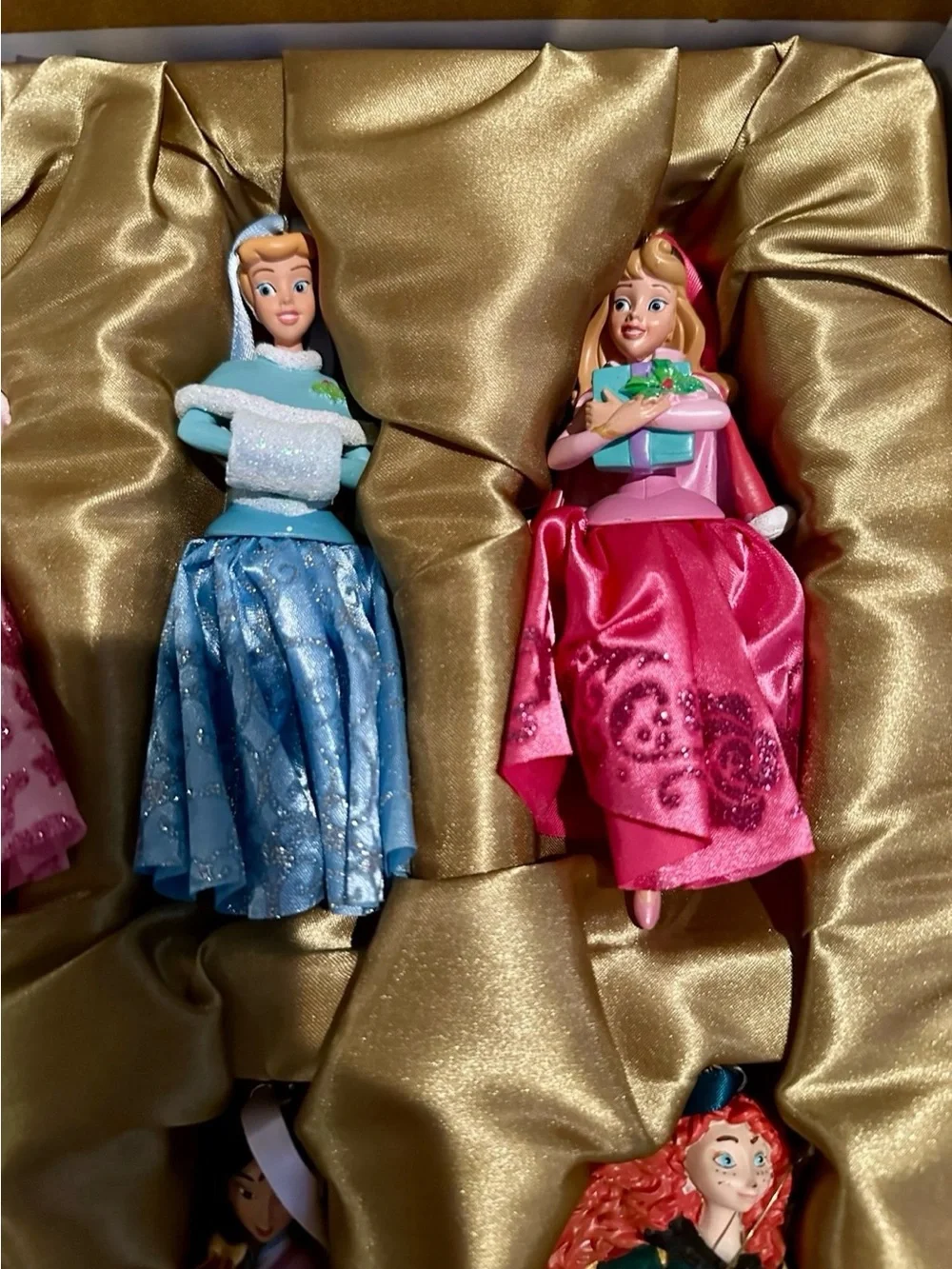 2017 Disney Princess Holiday Set of 10 Ornaments